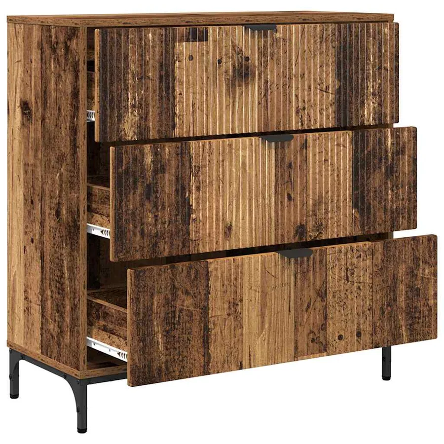 Buffet Bois ancien 79,5 x 33 x 82 cm Bois d'ingénierie - 5