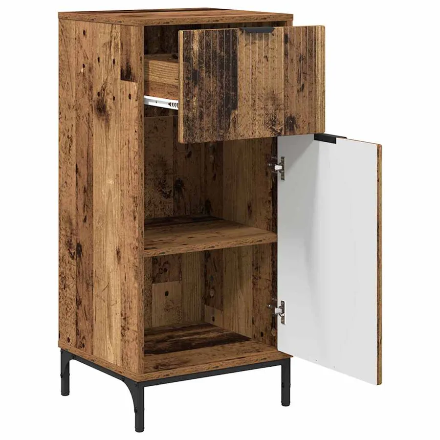 Cabinet de salle de bain Bois Ancien 39,5 x 36 x 88 cm - 5