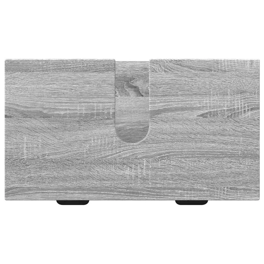 Ensemble de mobilier de salle de bain 2 pcs Gris Sonoma - 7