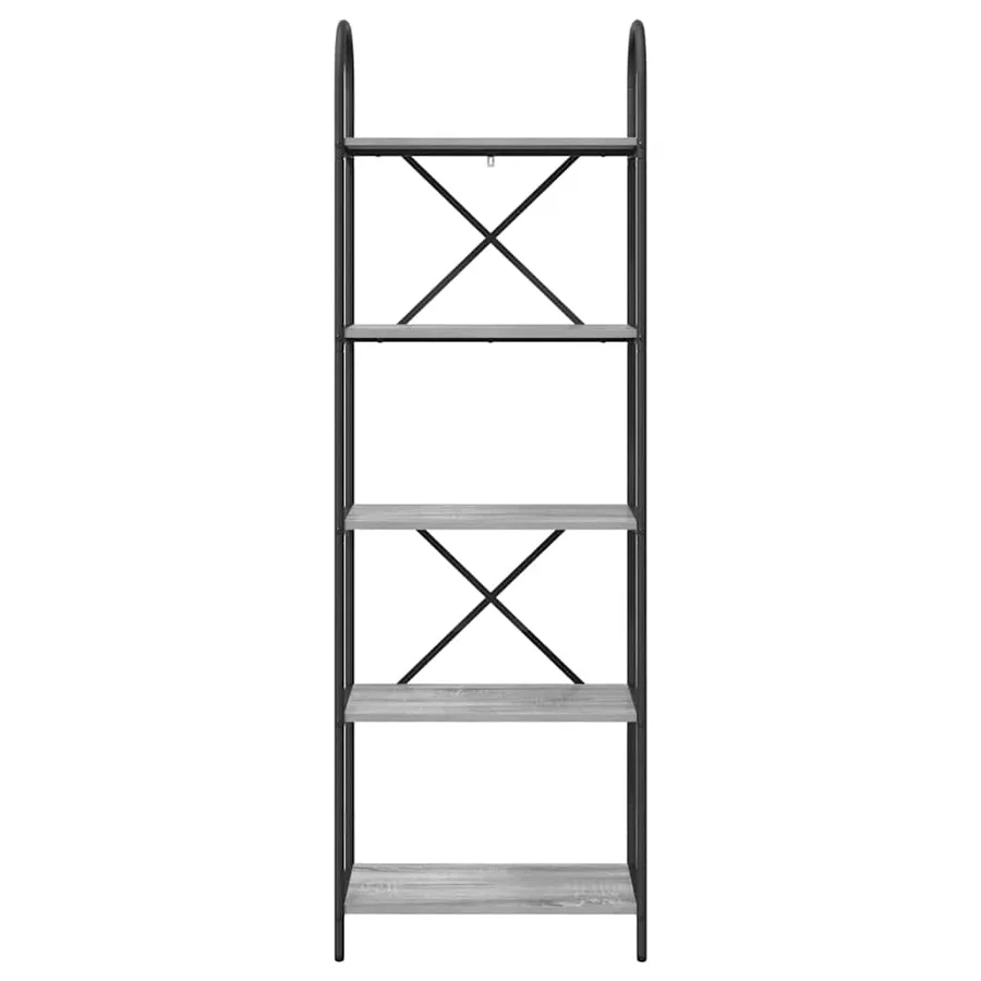 Étagère Gris Sonoma 60 x 30 x 183 cm Bois d'ingénierie - 5
