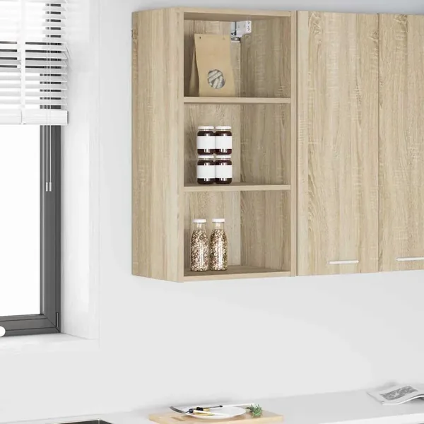 Armoire suspendue avec stockage Chêne Sonoma 40 x 29,5 x 80 cm