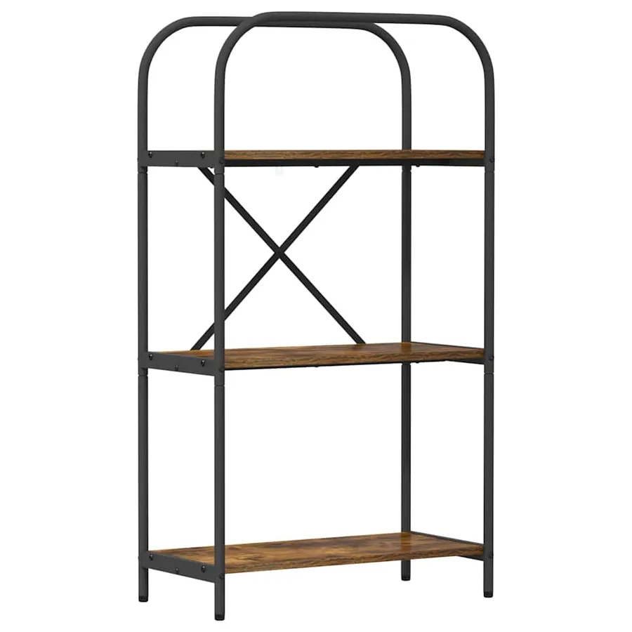 Étagère Chêne fumé 60 x 30 x 109 cm Bois d'ingénierie - 2
