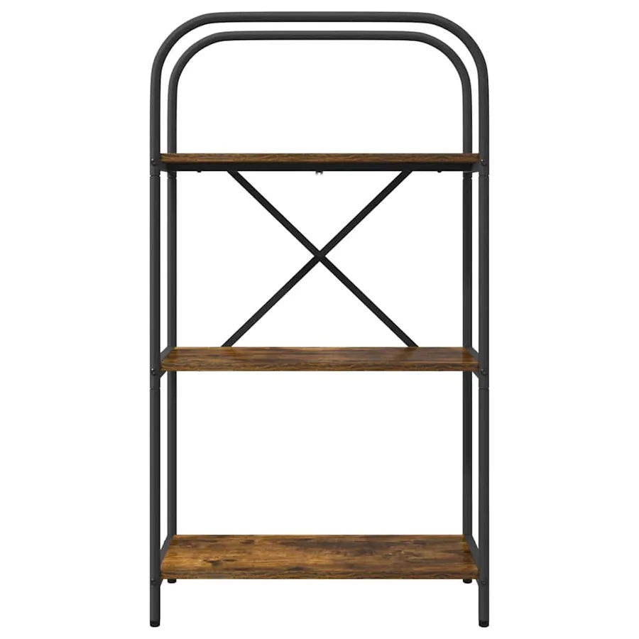 Étagère Chêne fumé 60 x 30 x 109 cm Bois d'ingénierie - 5