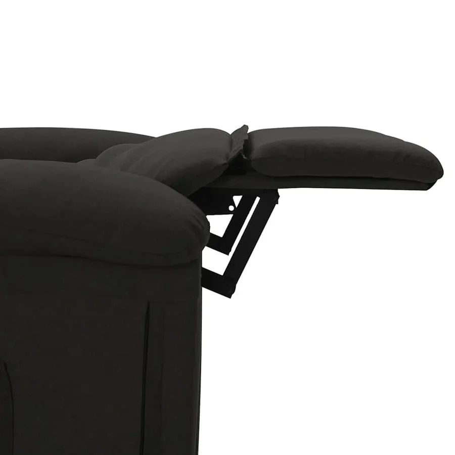 Fauteuil de massage Noir Tissu - 8