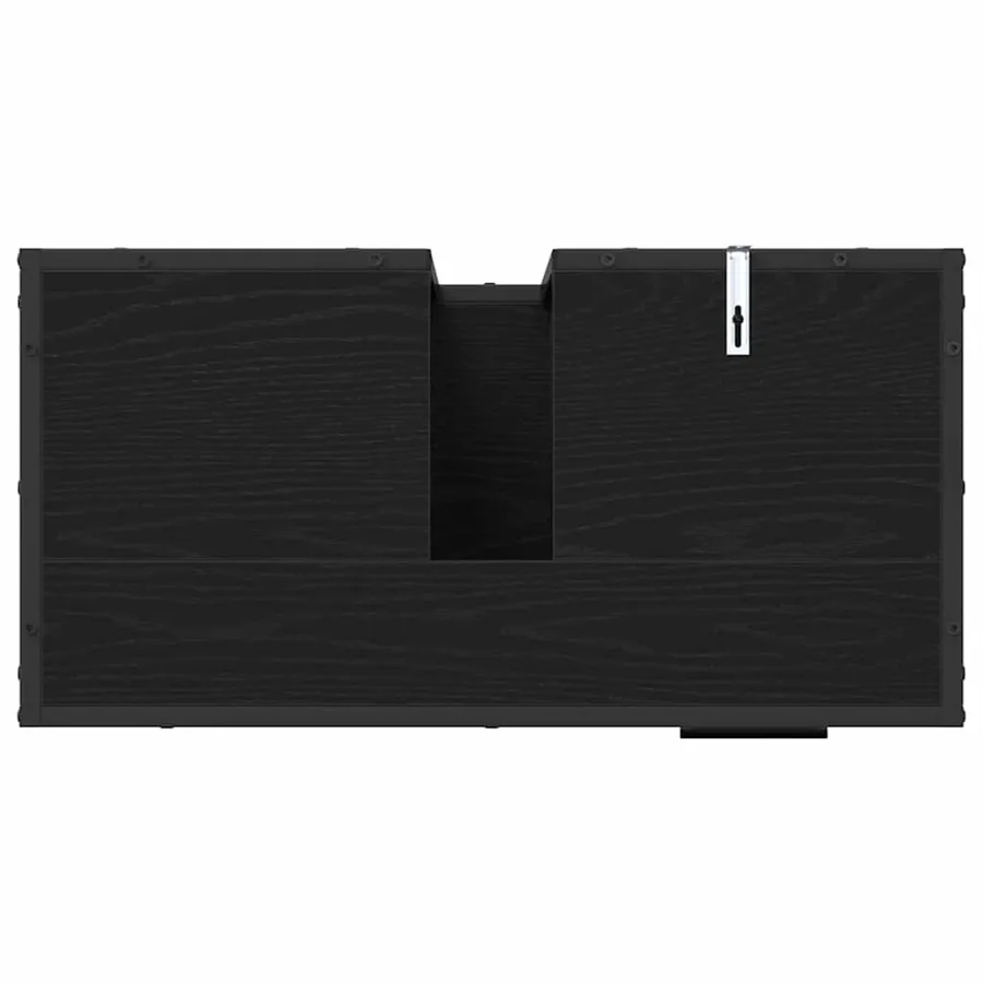 Ensemble de mobilier de salle de bain 2 pcs Chêne noir - 10
