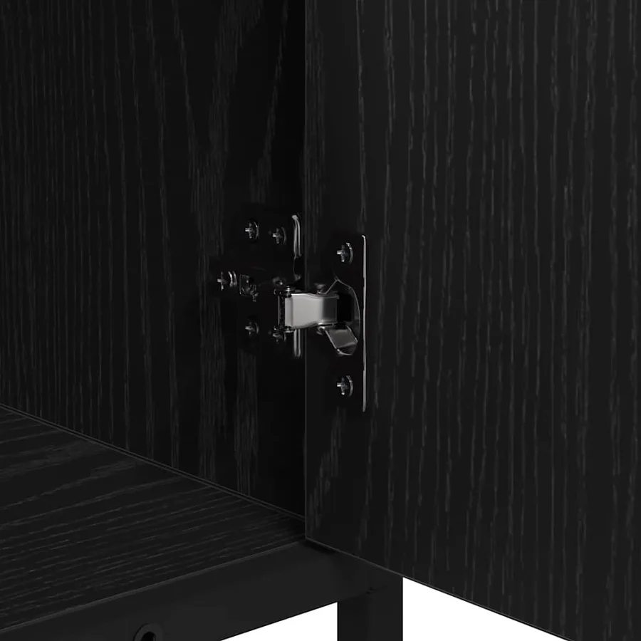 Ensemble de mobilier de salle de bain 2 pcs Chêne noir - 11
