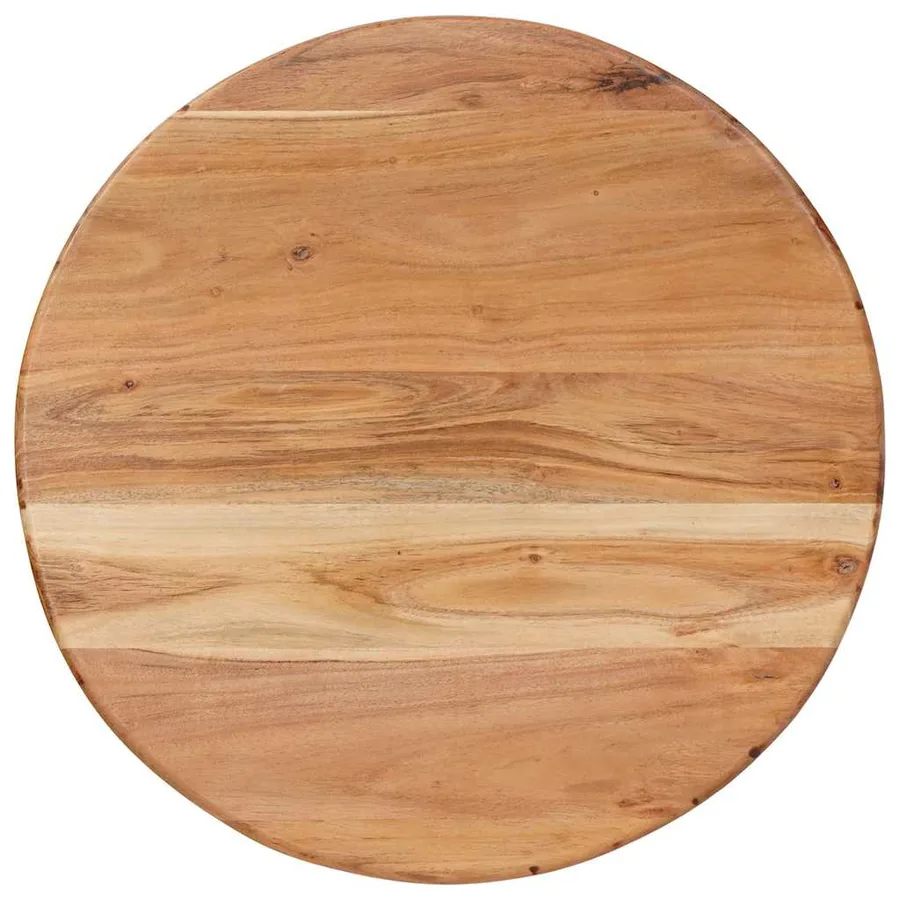 Tables basses gigognes 2 pcs Marron Bois d'Acacia Massif - 7