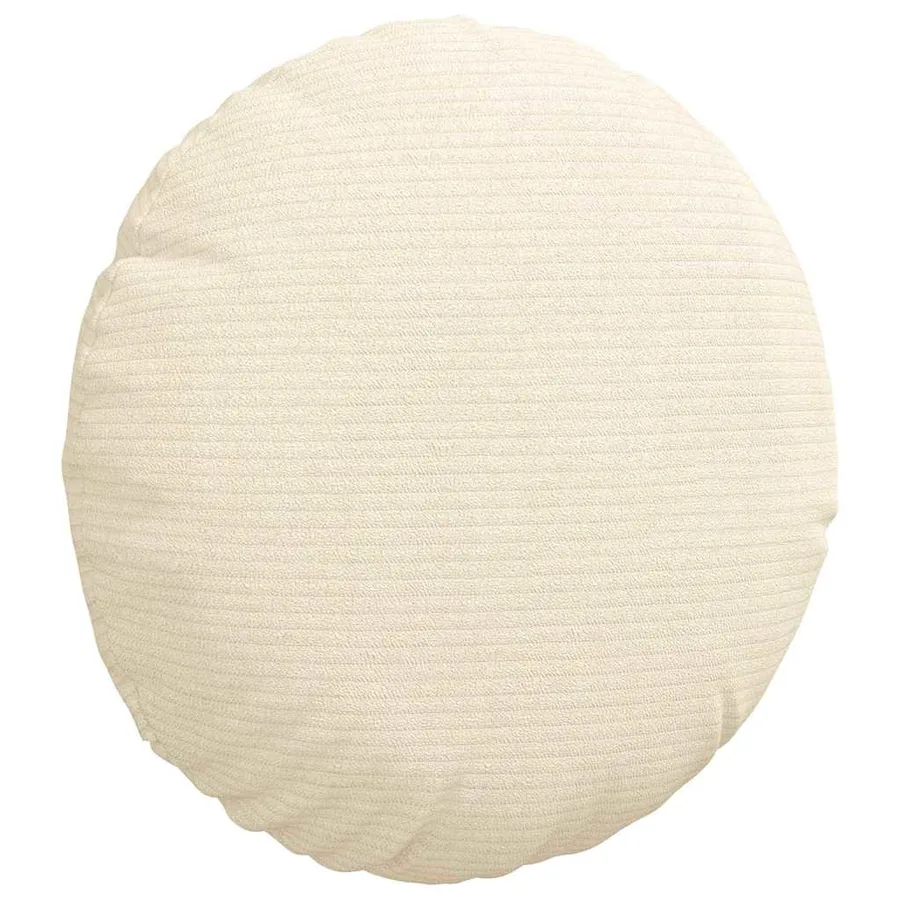 Coussins de siège 2 pcs Crème Ø30 x 13 cm - 5