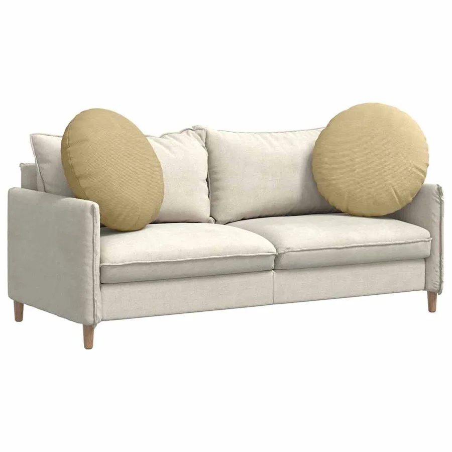 Coussins de siège 2 pcs Vert gris Ø60 x 21 cm - 3