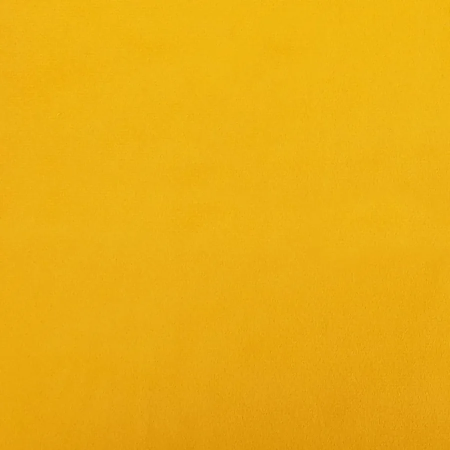 Repose-pied Jaune moutarde 45x29,5x35 cm Velours - 5