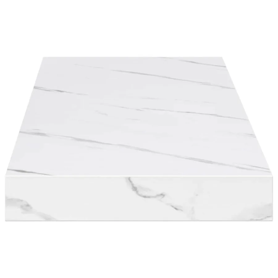 Étagère Murale Marbre blanc 80 x 23,5 x 4 cm Bois d'ingénierie - 7