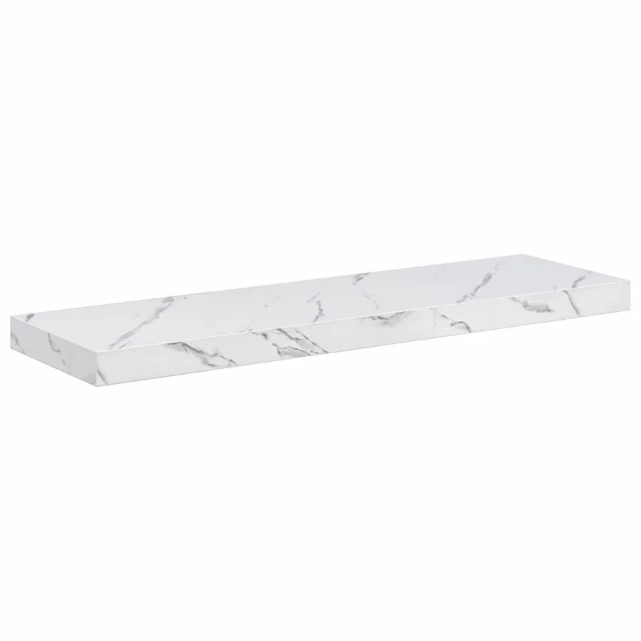 Étagère Murale 4 pcs Marbre blanc 80 x 23,5 x 4 cm - 6