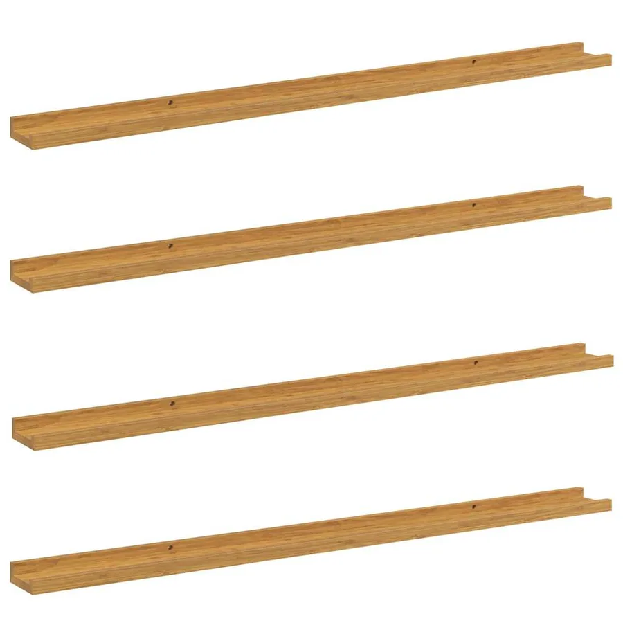 Étagère Murale Montage mural 4 pcs Beige 115 x 9 x 3 cm - 2