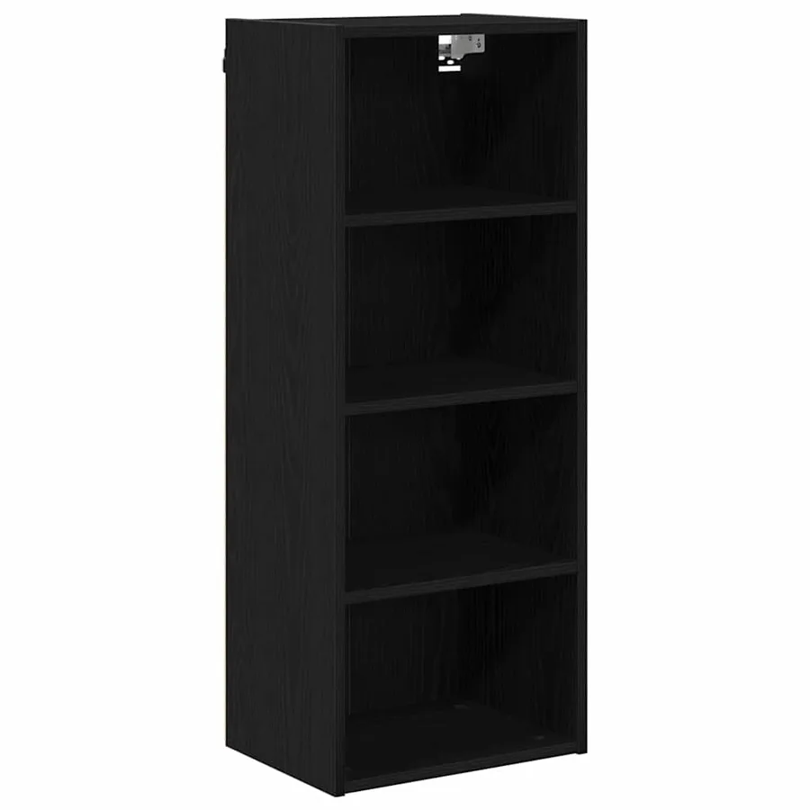Armoire suspendue avec stockage Chêne noir 40 x 29,5 x 100 cm - 2