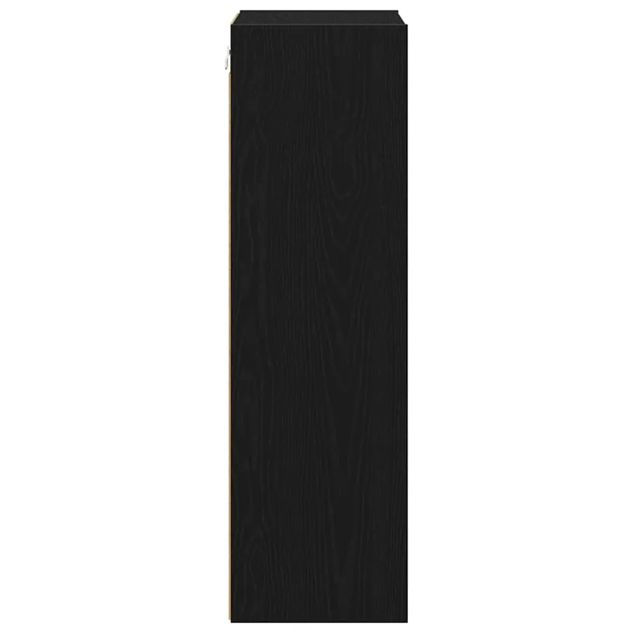 Armoire suspendue avec stockage Chêne noir 40 x 29,5 x 100 cm - 6