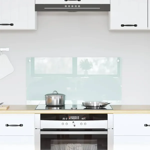 Crédence de cuisine Lait 80 x 40 cm verre trempé