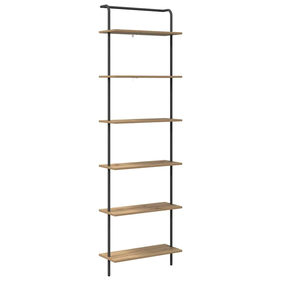 Étagère 6 niveaux 60 x 24 x 203 cm Bois d'ingénierie - 2