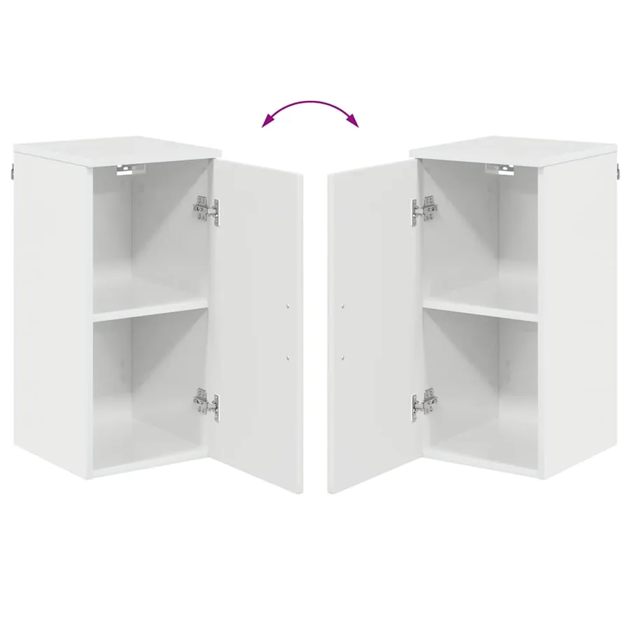 Ensemble de mobilier de salle de bain 5 pcs Blanc brillant - 14