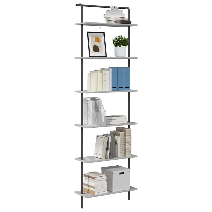 Étagère Gris Sonoma 60 x 24 x 203 cm Bois d'ingénierie - 3
