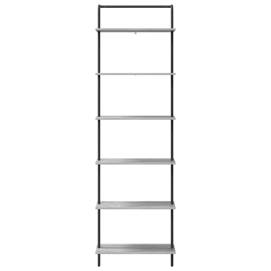 Étagère Gris Sonoma 60 x 24 x 203 cm Bois d'ingénierie - 5