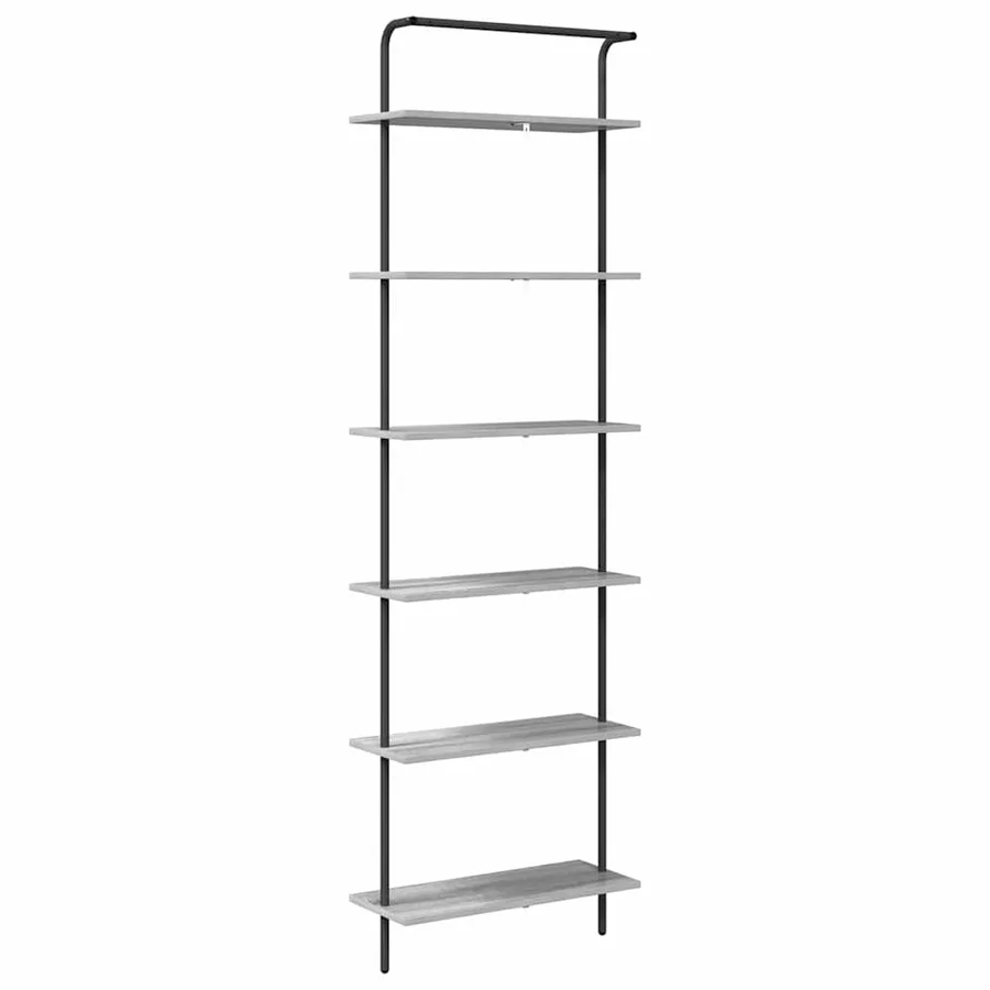 Étagère Gris Sonoma 60 x 24 x 203 cm Bois d'ingénierie - 7