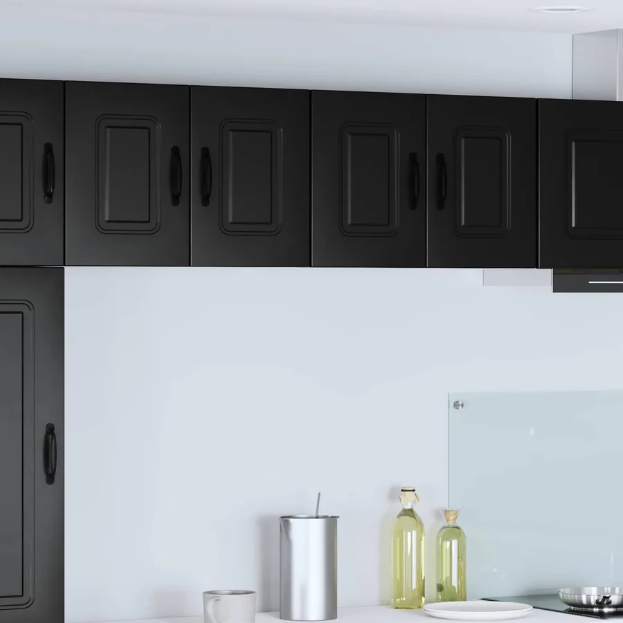 Panneau de lave-vaisselle Kalmar 2 pcs Noir 60 x 31 x 40 cm