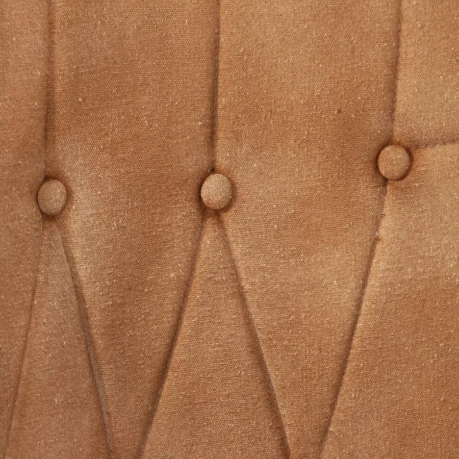 Chaise à oreilles Marron Toile - 6