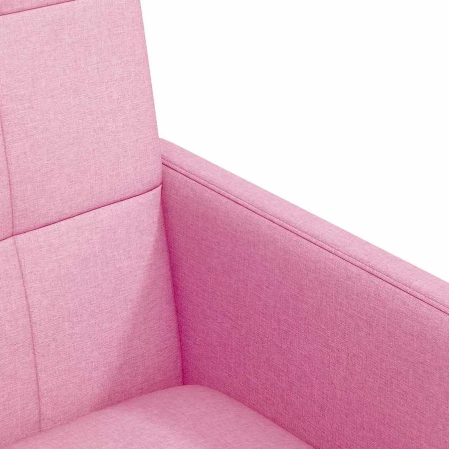 Chaises de Salle à Manger avec Roues 2 pcs Rose 58 x 65 x 94 cm - 7