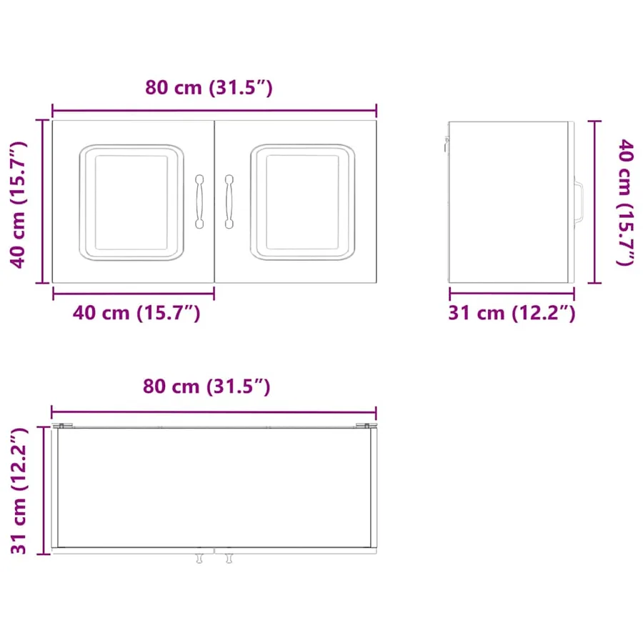 Panneau de lave-vaisselle Kalmar Blanc 80 x 31 x 40 cm - 12
