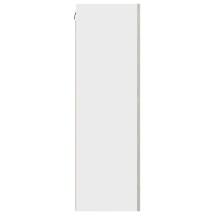 Armoire suspendue Gris béton et Blanc 50 x 31 x 100 cm - 7