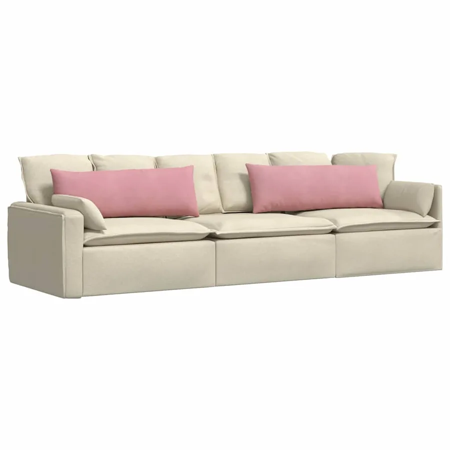 Coussins de canapé 2 pcs Rose 120 x 40 cm - 3