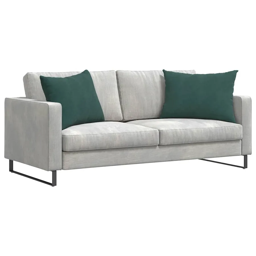Coussins de canapé 2 pcs Vert foncé 70 x 50 cm - 3