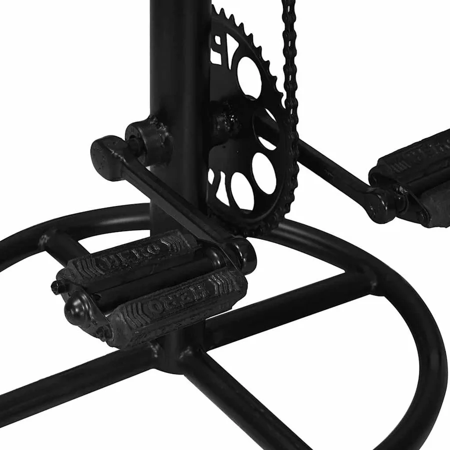 Tabourets de bar lot de 2 noir cuir de chèvre véritable - 9