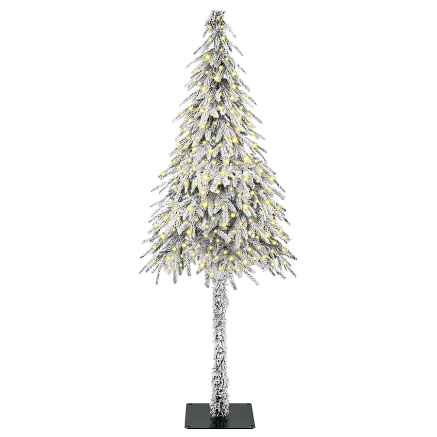Sapin de Noël avec 300 LED Blanc 210 cm PE et Acier - 3