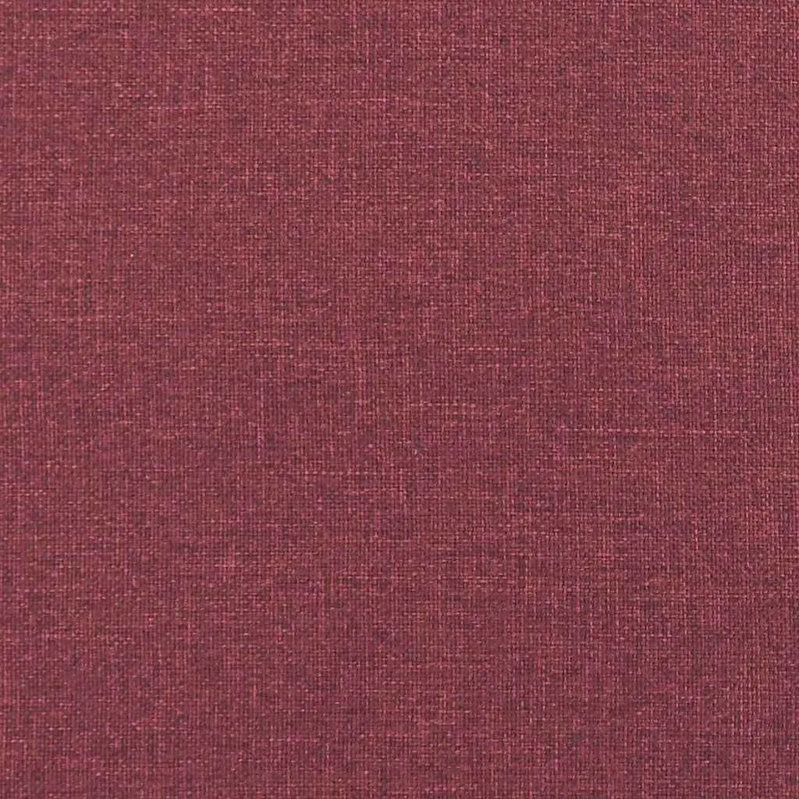 Chaises de Salle à Manger avec Roues 2 pcs Bordeaux tissu - 8