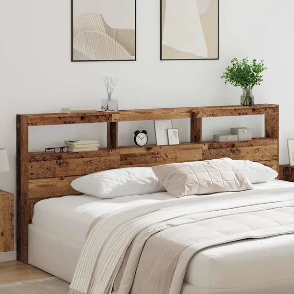 Tête de lit Bois Ancien 220 x 17 x 102 cm Bois d'ingénierie