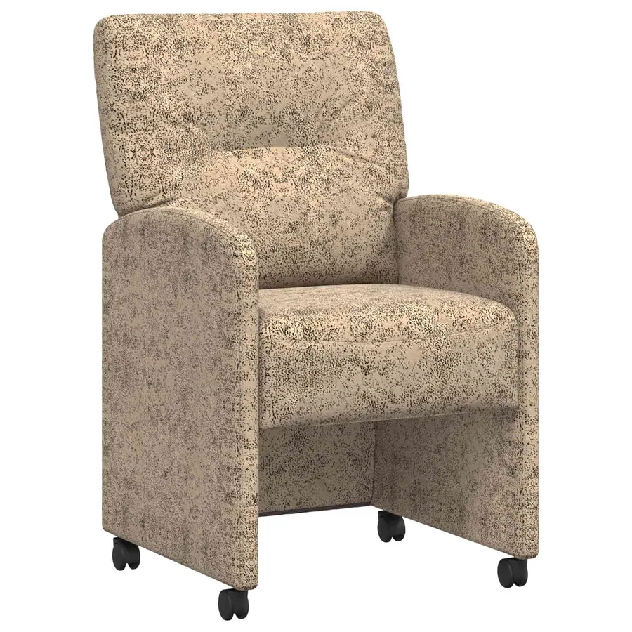 Chaises de Salle à Manger avec Roues 2 pcs Gris clair - 2