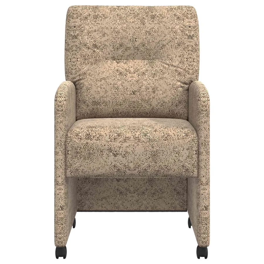 Chaises de Salle à Manger avec Roues 2 pcs Gris clair - 4