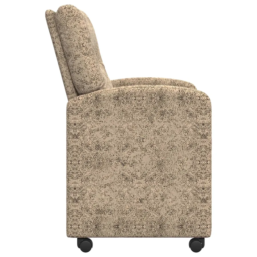 Chaises de Salle à Manger avec Roues 2 pcs Gris clair - 5