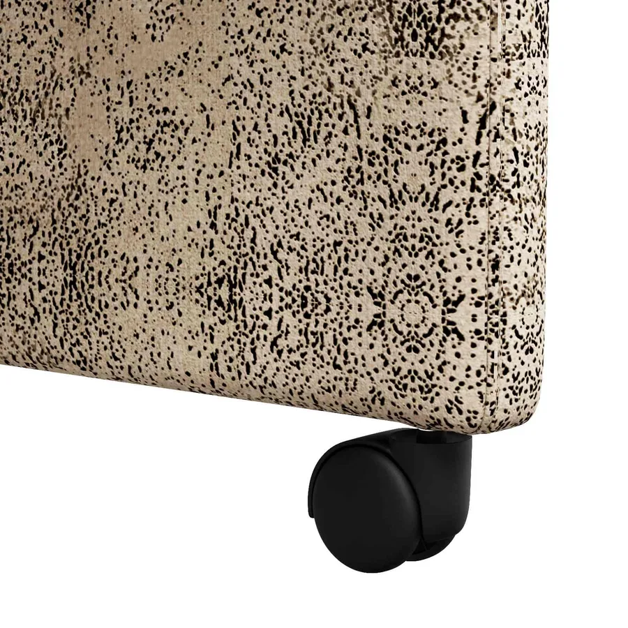 Chaises de Salle à Manger avec Roues 2 pcs Gris clair - 9