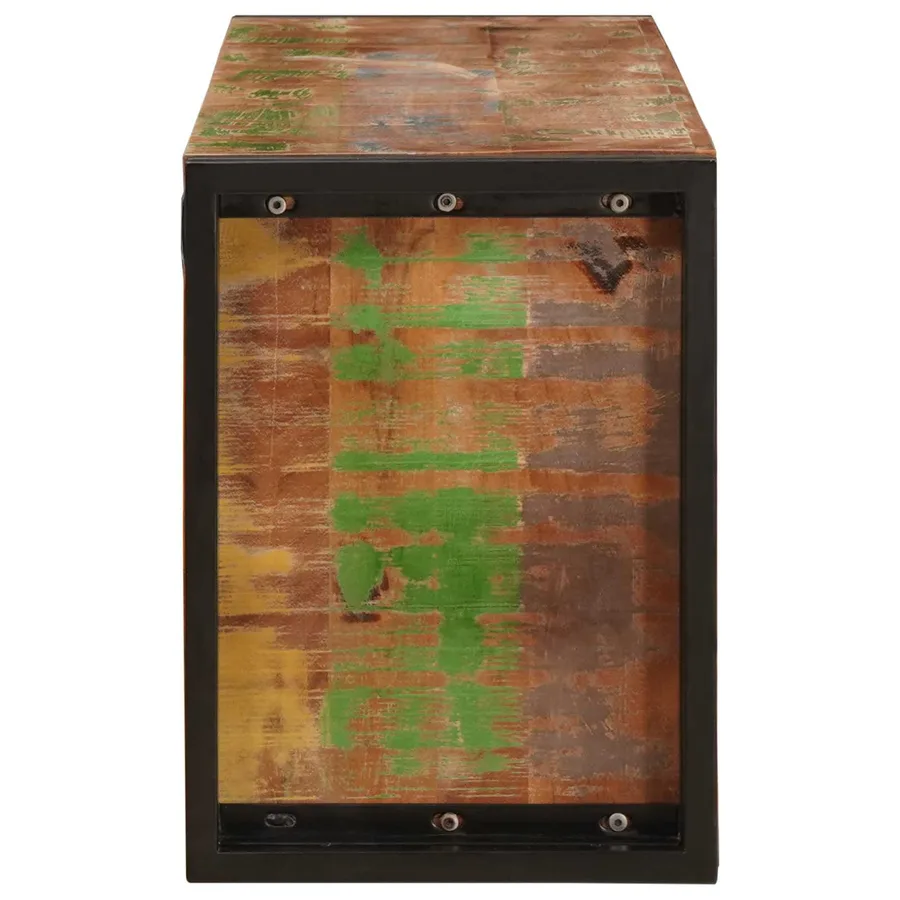 Étagère à vin Marron 120 x 45 x 33 cm Bois récupéré massif - 5