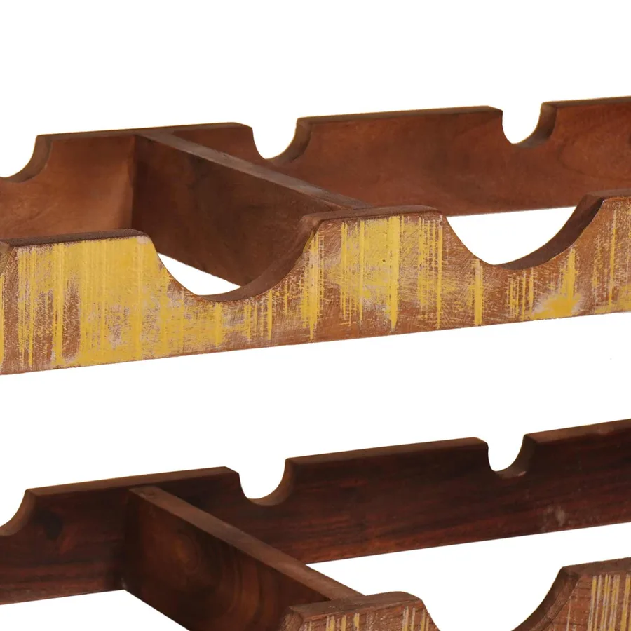 Étagère à vin Marron 120 x 45 x 33 cm Bois récupéré massif - 8