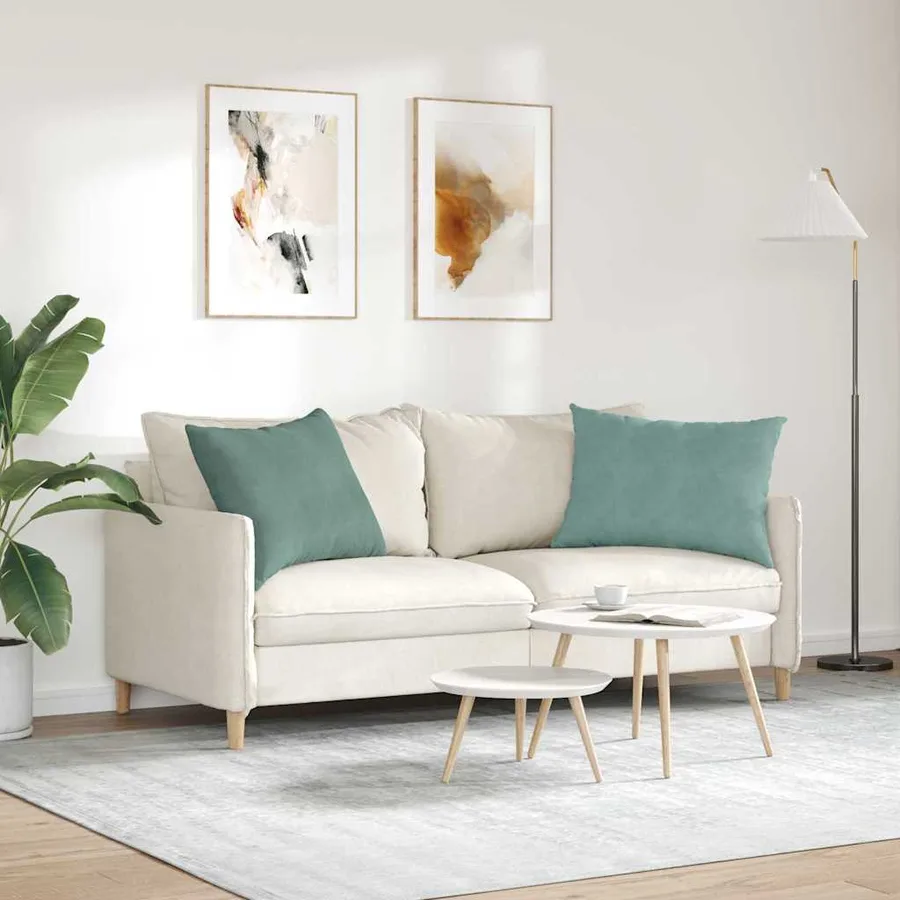 Coussins de canapé 2 pcs Vert Mer 70 x 50 cm - 4