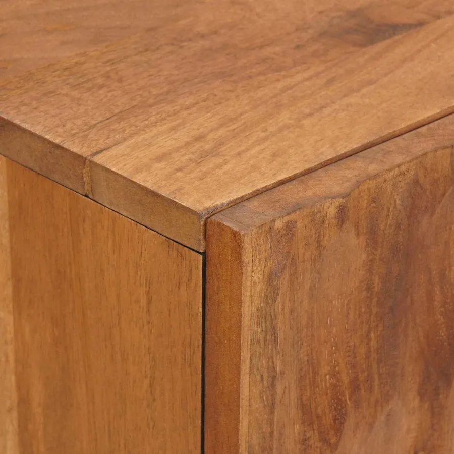 Buffet avec étagère Finition Acacia Brun 90 x 33 x 75 cm - 6