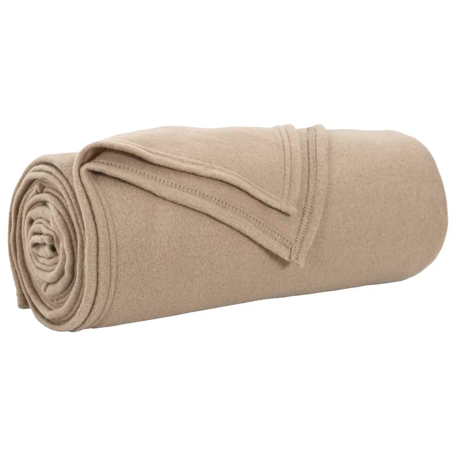 Couvertures à jeter 24 pcs Camel 270 x 240 cm Toison - 2