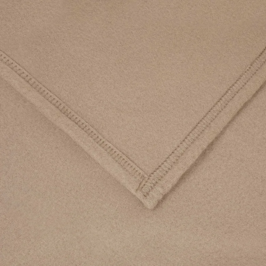Jeté Camel 200 x 150 cm Toison - 5