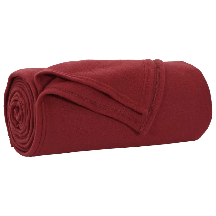 Couvertures à jeter 6 pcs Rouge Bordeaux 240 x 220 cm Toison - 4
