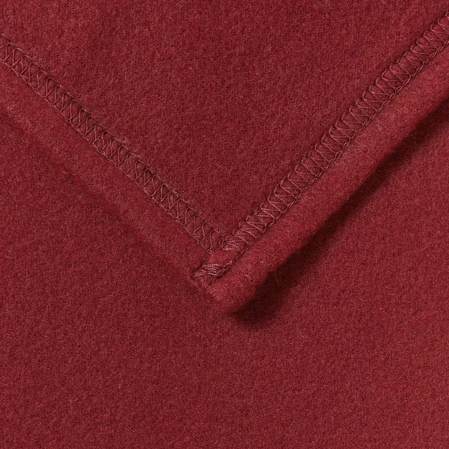 Couvertures à jeter 6 pcs Rouge Bordeaux 240 x 220 cm Toison - 6