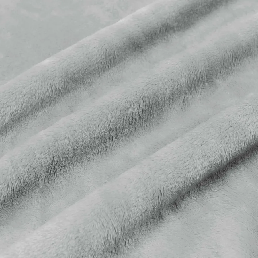 Jeté Gris 220 x 240 cm Toison - 7