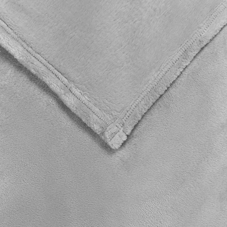 Couvertures à jeter 6 pcs Gris 150 x 200 cm Toison - 6